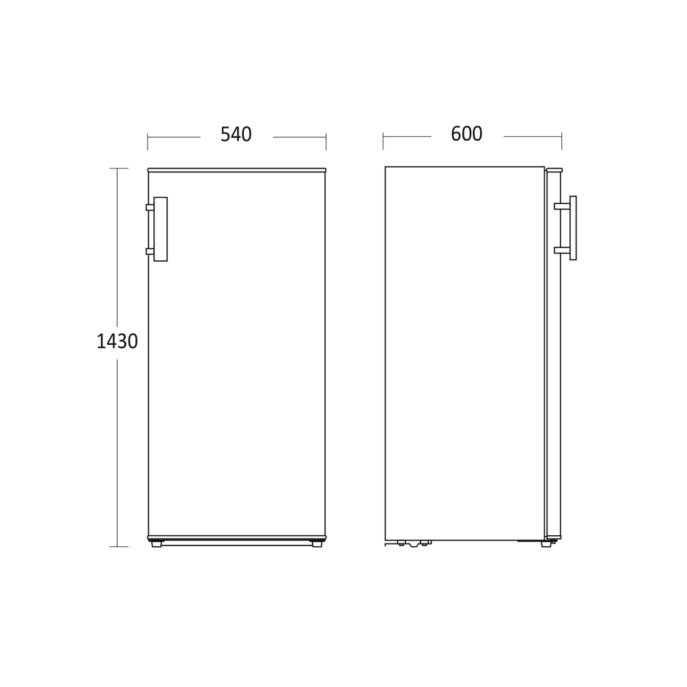 Compact NoFrost Freezer - 161L
