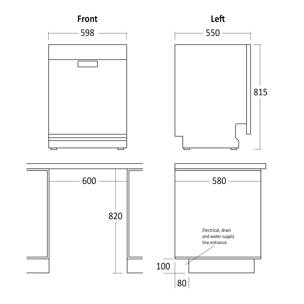 Lave-vaisselle Silencieux DWI1442WC