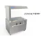 Cooking station with built-in Teppanyaki hot plate CCOOKTEP800