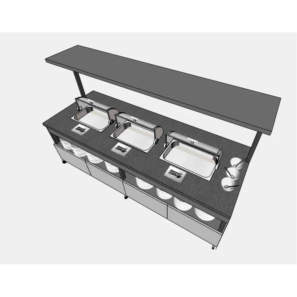 Kuum bain-marie iseteeninduseks vastavalt individuaalsele projektile (BHS-BV1-KAR)