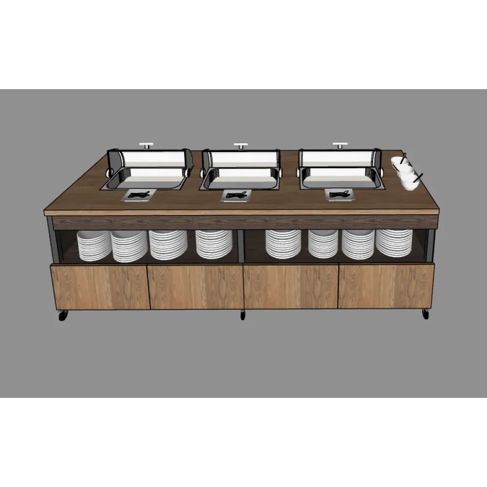 Kuum bain-marie iseteeninduseks vastavalt individuaalsele projektile (BHS-BV1-KAR)