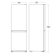 Külmik-sügavkülmik 210L+83L CBF293NFWD (61033510000CBF293NFWD)