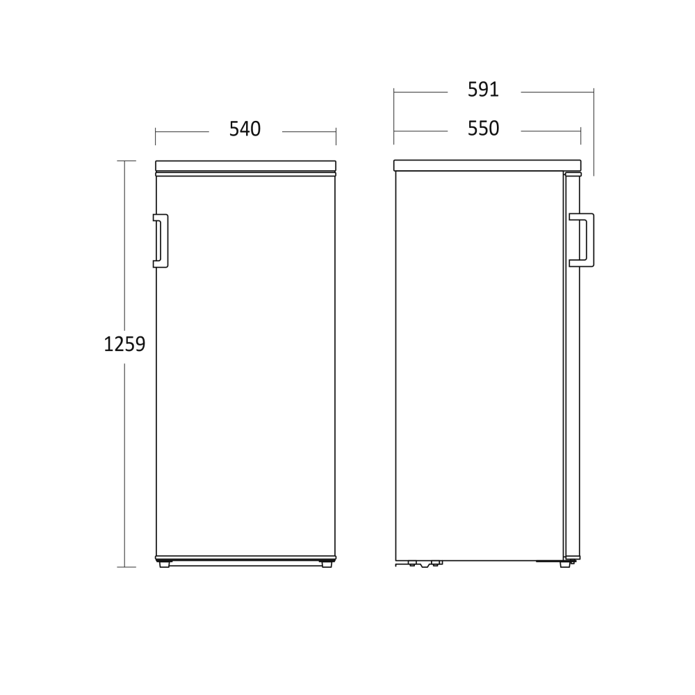 Sügavkülmik 145L FRF145WE (01024010000FRF145WE)