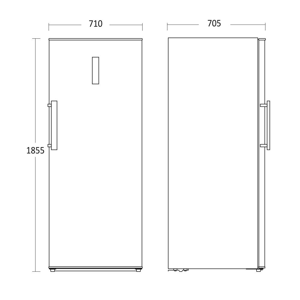 Sügavkülmik 380L SFS 381 W (01020381W10000)