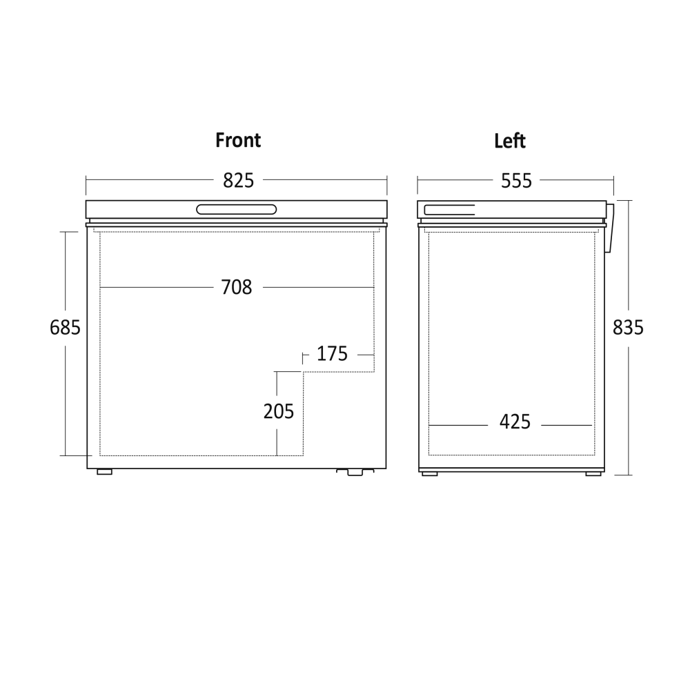 Sügavkülmik 199L CF200WD (01124210000CF200WD)