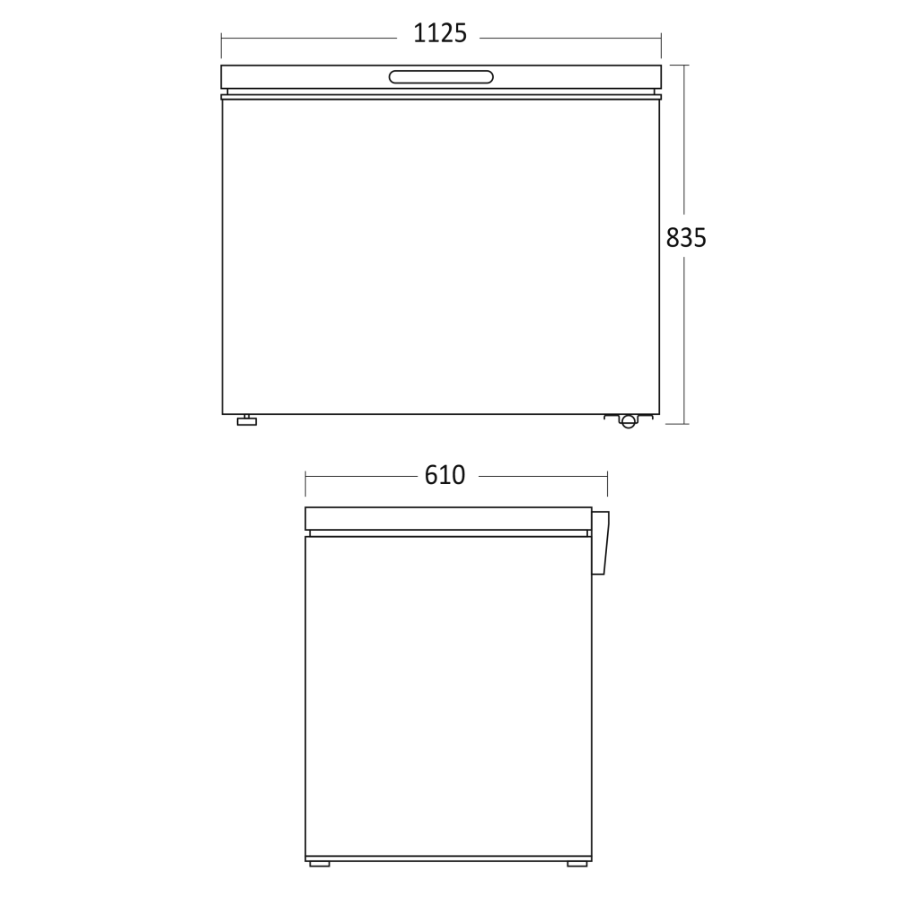 Sügavkülmik 400L CF400WE (01124210000CF400WE)