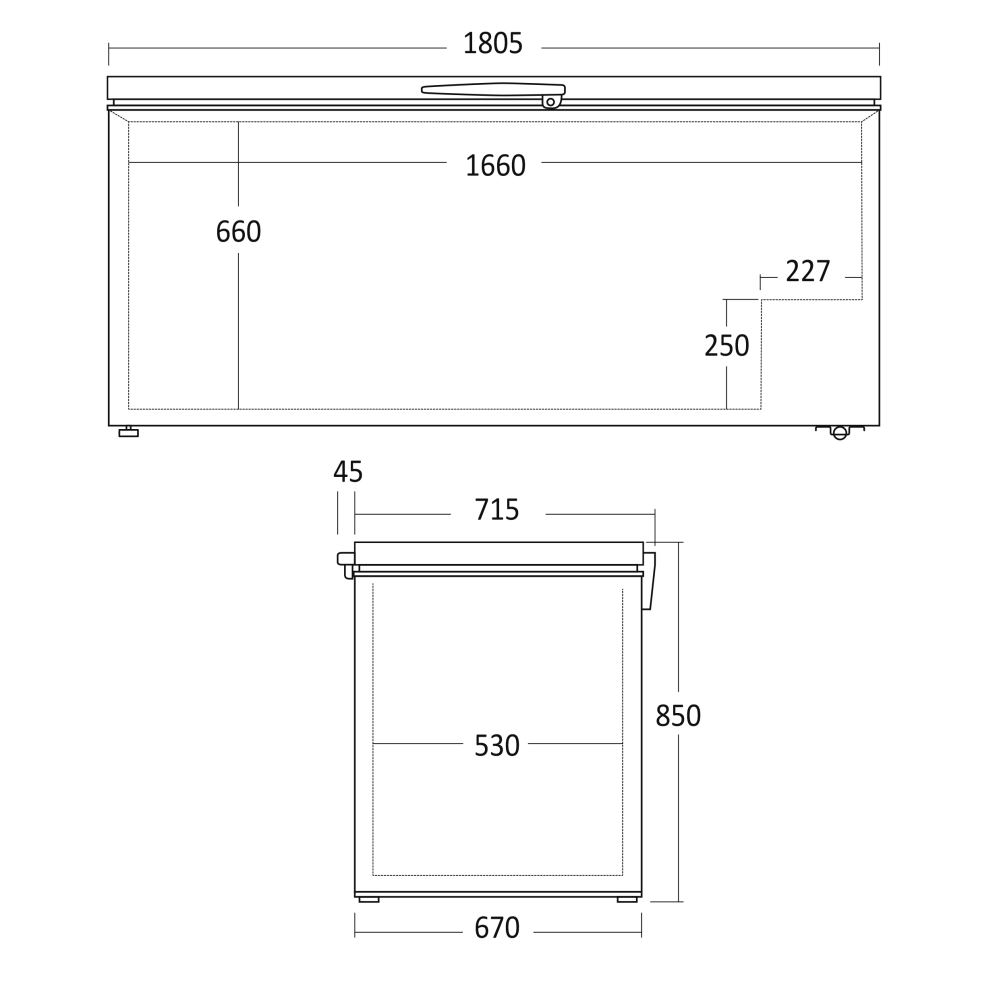 Sügavkülmik 560L CF560WE (27124210000CF560WE)