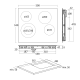 Keraamiline pliidiplaat HOC60F (33058110000HOC60F)