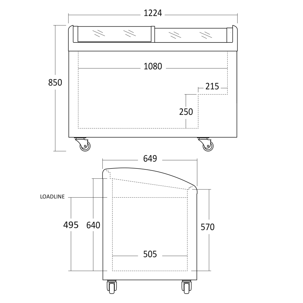 Jäätise vitriin 251L IC352D (23424310000IC352D)