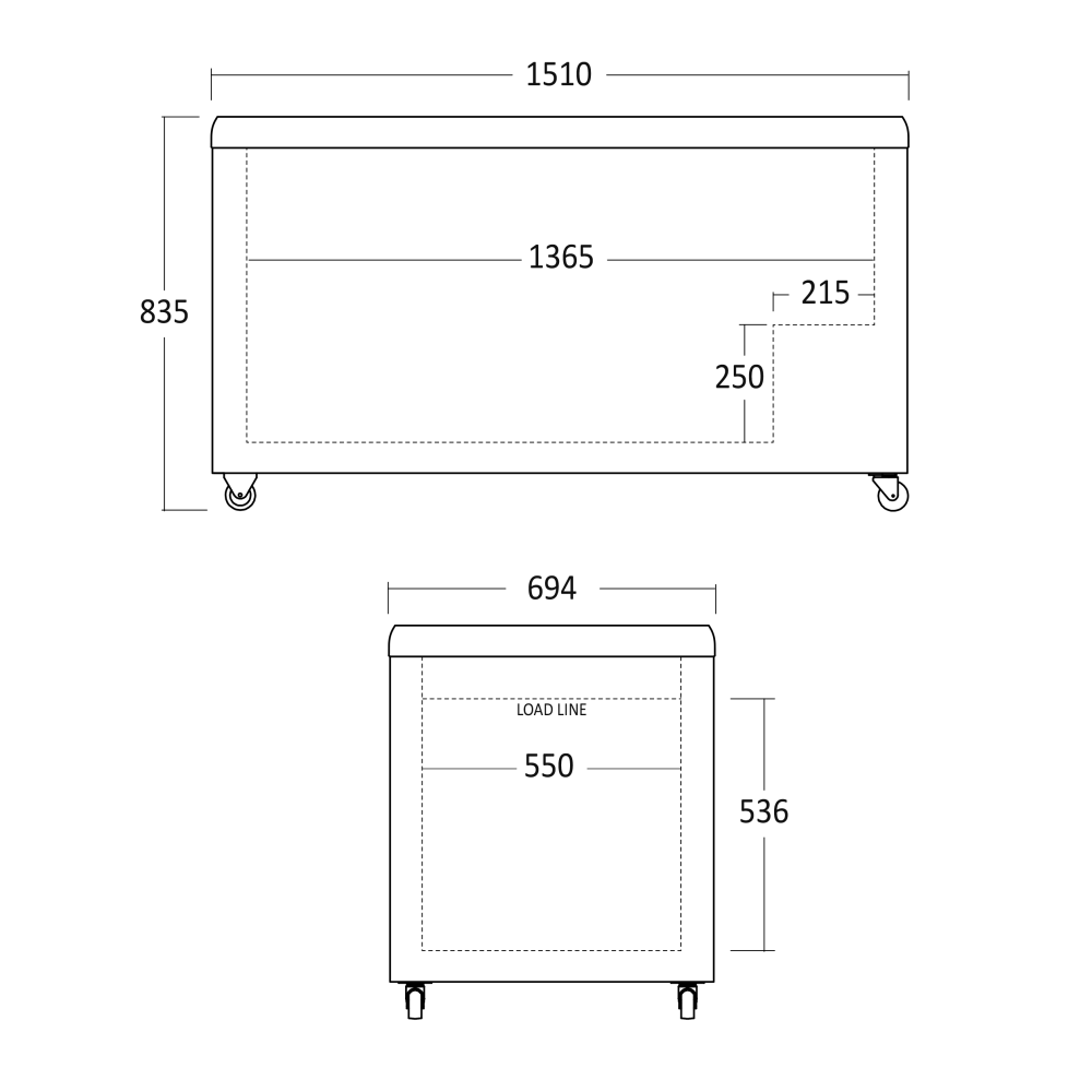 Jäätise vitriin 373L IC510D (23424310000IC510D)
