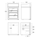 Sügavkülma vitriin 88L SD92E (27320092E10000)