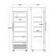 Sügavkülma vitriin 343L DF400BD (25324010000DF400BD)