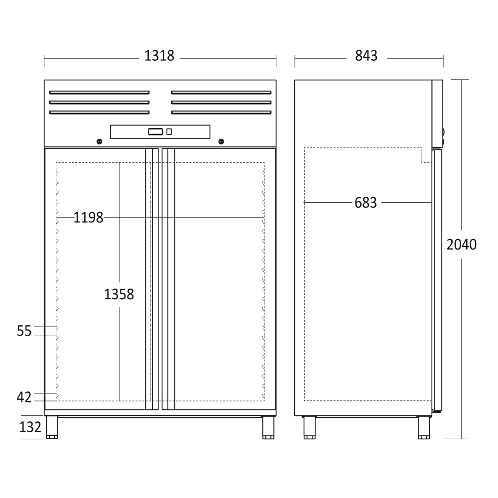 Külmik 922L GUR1400X (63318510000GUR1400X)