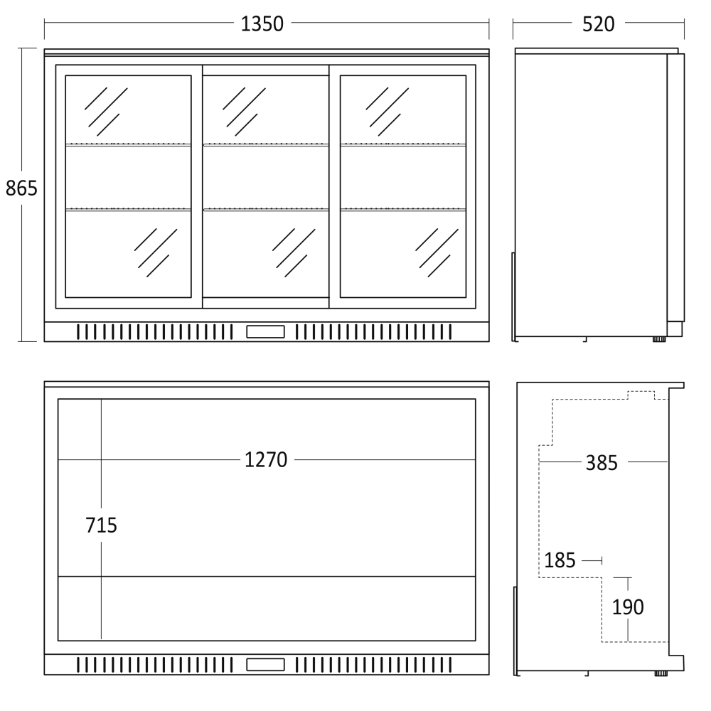 külmik-vitriin 254L SC 311 SLE (26310311SLE310000)