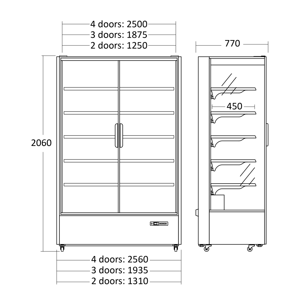 Külmvitriin 1147 L MDC1973BB (25311710000MDC1973BB)