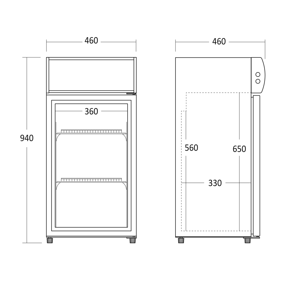Külmkapi kapp 60L SC 81 BE (26310081BE10000)
