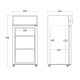 Külmkapi kapp 60L SC 81 BE (26310081BE10000)