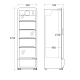 Külmik-vitriin 258L DC280BD (25311110000DC280BD)