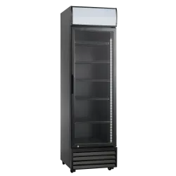 Külmik-vitriin, must 280 l SD 417 BE