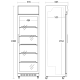 Külmik-vitriin, valge 360L SD 420 E (26310420E110000)