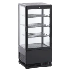 Külmvitrine, must 71 l RT 82 BE