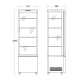 Külmvitrine, must 176 l RTC 237 BE (19310237BE10000)
