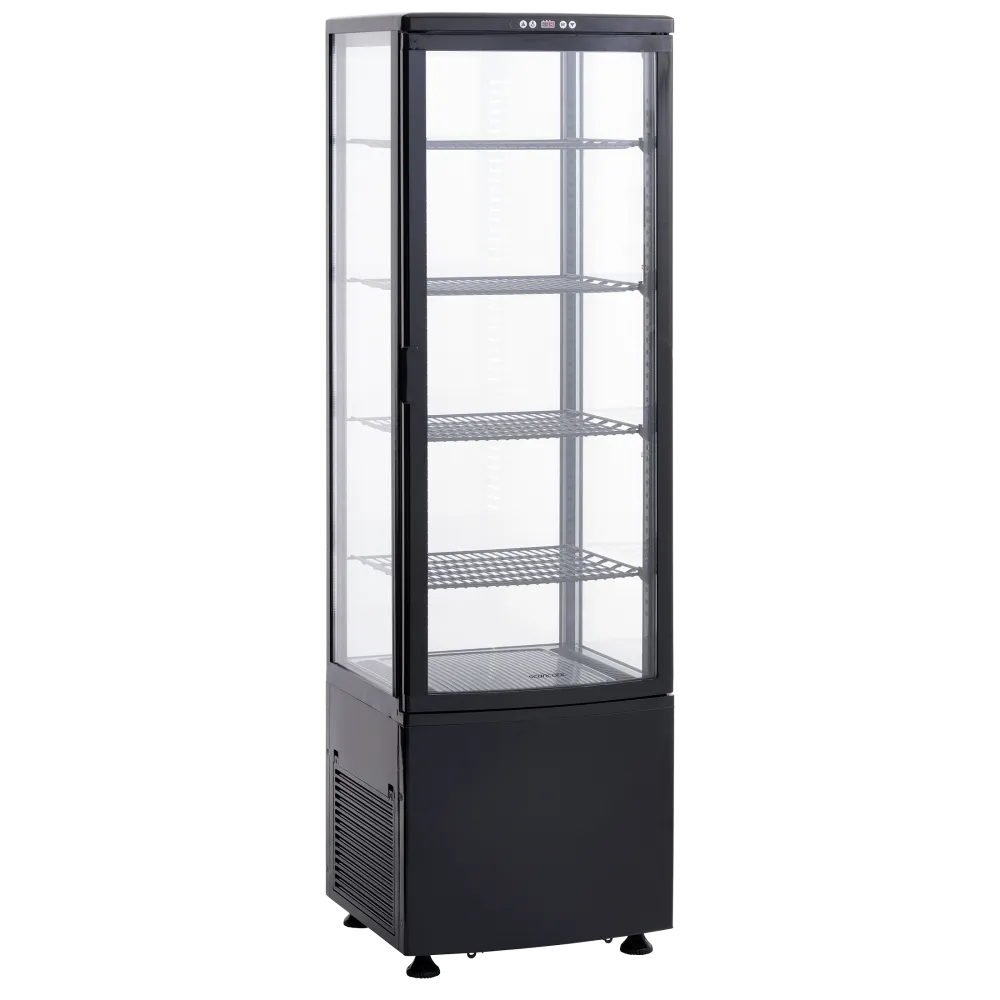 Külmvitrine, must 176 l RTC 237 BE (19310237BE10000)