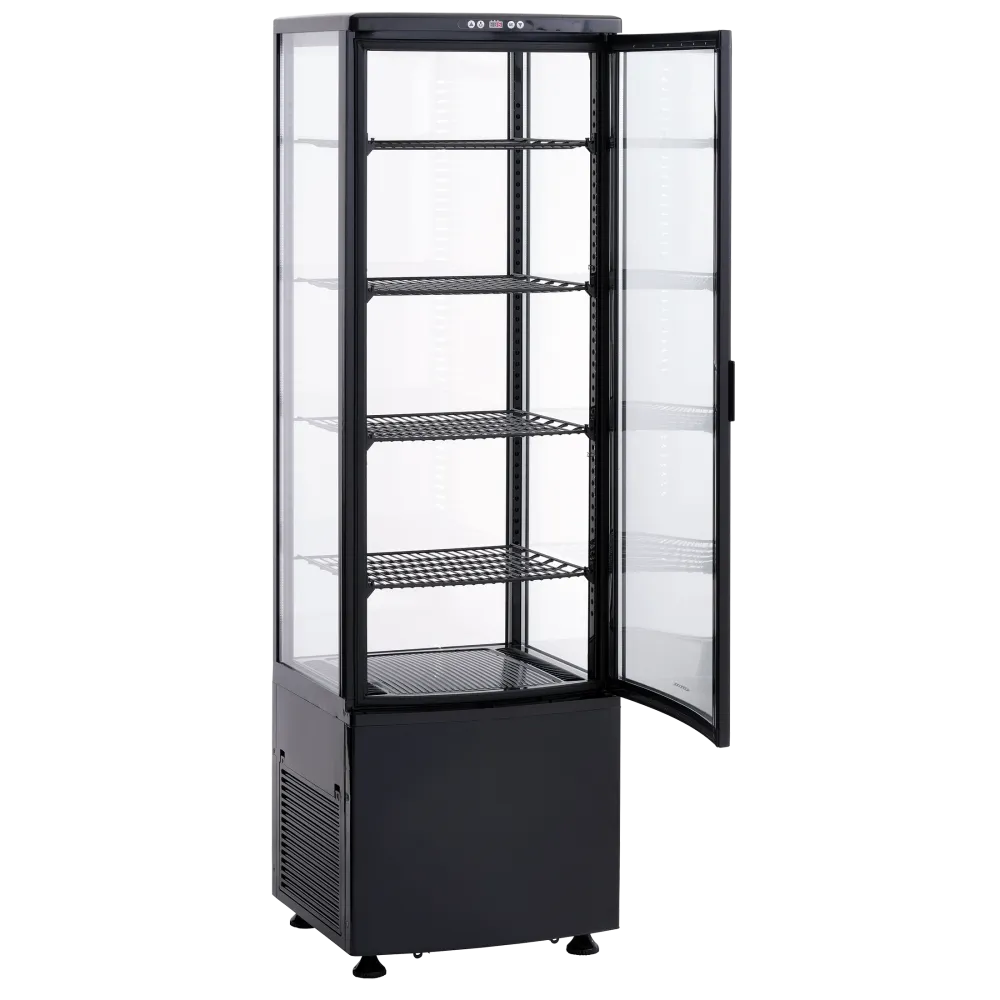 Külmvitrine, must 176 l RTC 237 BE (19310237BE10000)