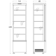 Külmvitrine, must 235L RTC 287 BE (19310287BE10000)