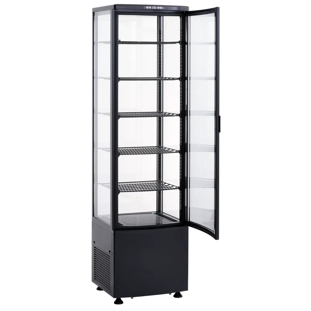 Külmvitrine, must 235L RTC 287 BE (19310287BE10000)