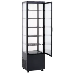 Külmvitrine, must 235L RTC 287 BE