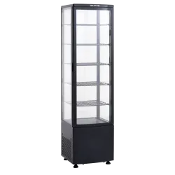 Külmvitrine, must 235L RTC 287 BE