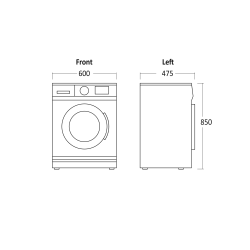 Washing machine WAH 1506 W