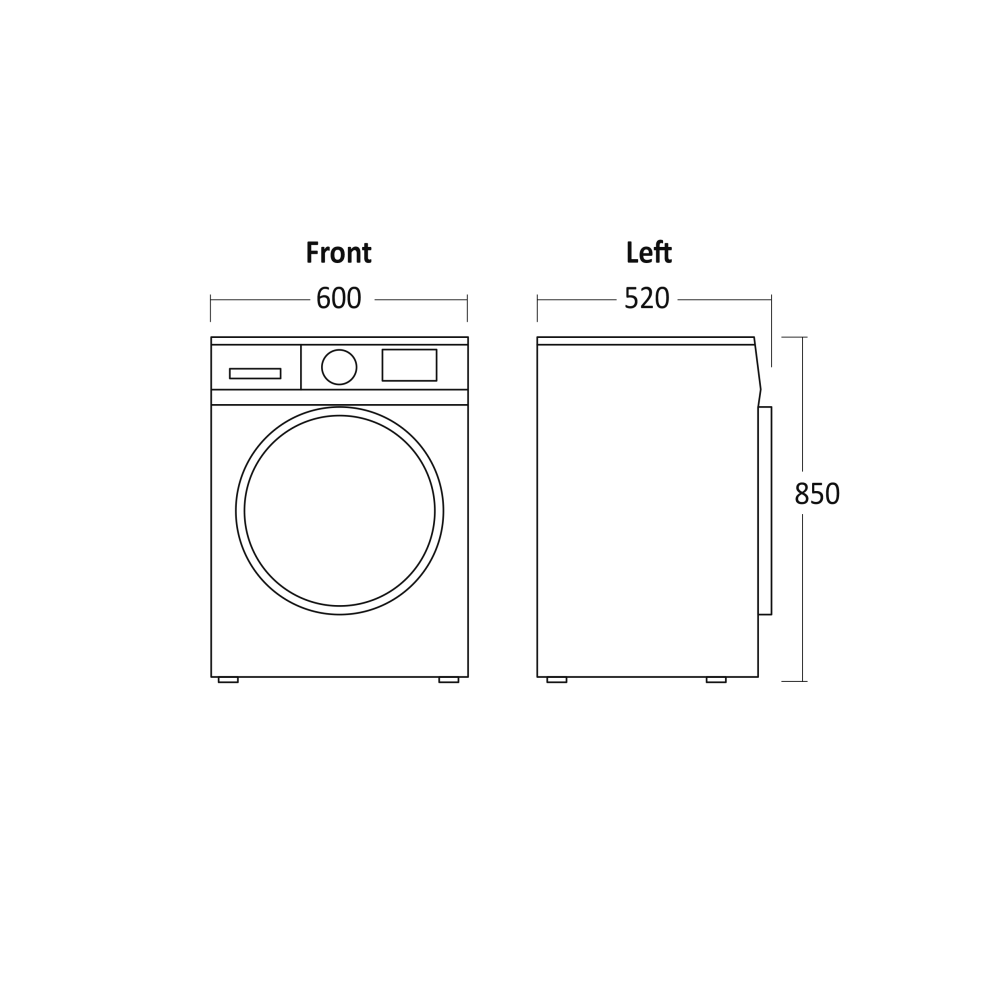 Washing machine WMF1408WA (01451310000WDF8514WBE)