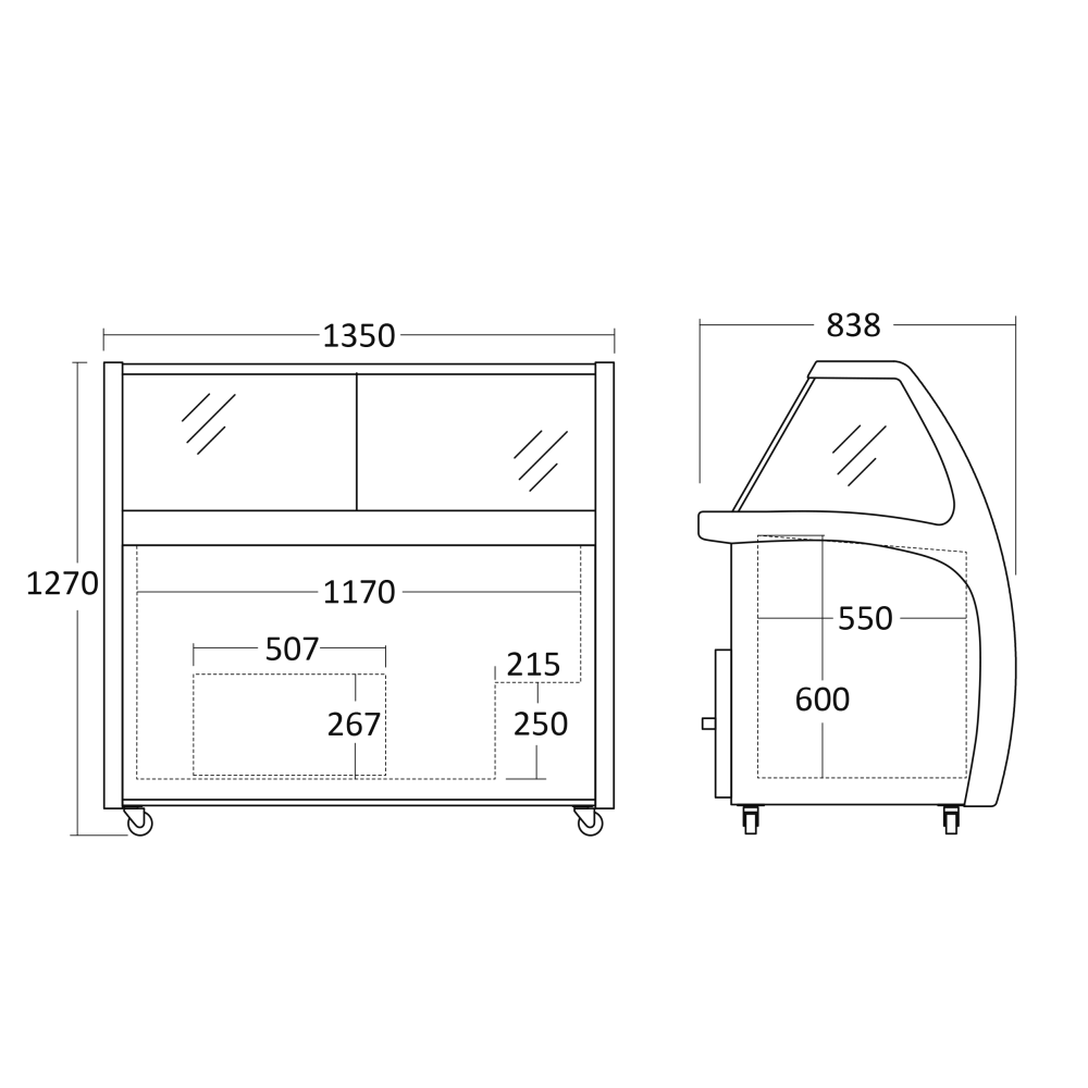 Jäätise vitriinkülmik 310L SIC9WB (23424510000SIC9WB)