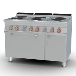 Elektripliit ahjuga, 6 keeduplaati CF6-712ETV