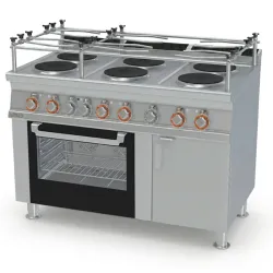Elektripliit ahjuga, 6 keeduplaati CFV6-712ETVX/V