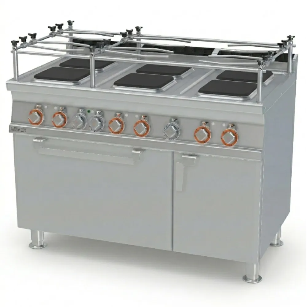 Elektripliit ahjuga, 6 ruudukujulist keeduplaati CFVQ6-712ETVX (08801231X)