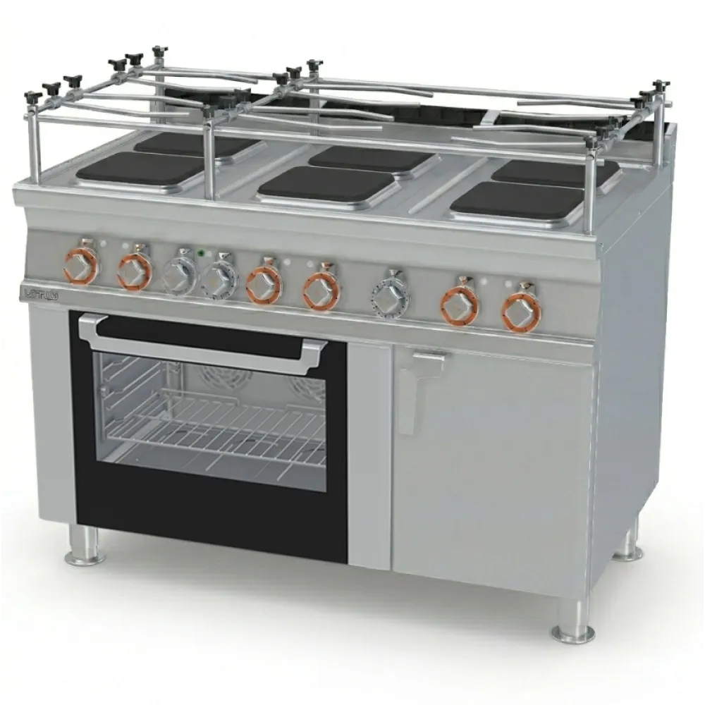 Elektripliit ahjuga, 6 ruudukujulist keeduplaati CFVQ6-712ETVX/V (0880123BX)