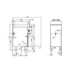 Gaasipliit ahjuga CF6-610G