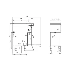 Gaasipliit ahjuga CF3-612GV