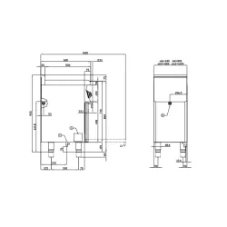 Gaasipliit elektriahjuga CFM6-610GEM/V
