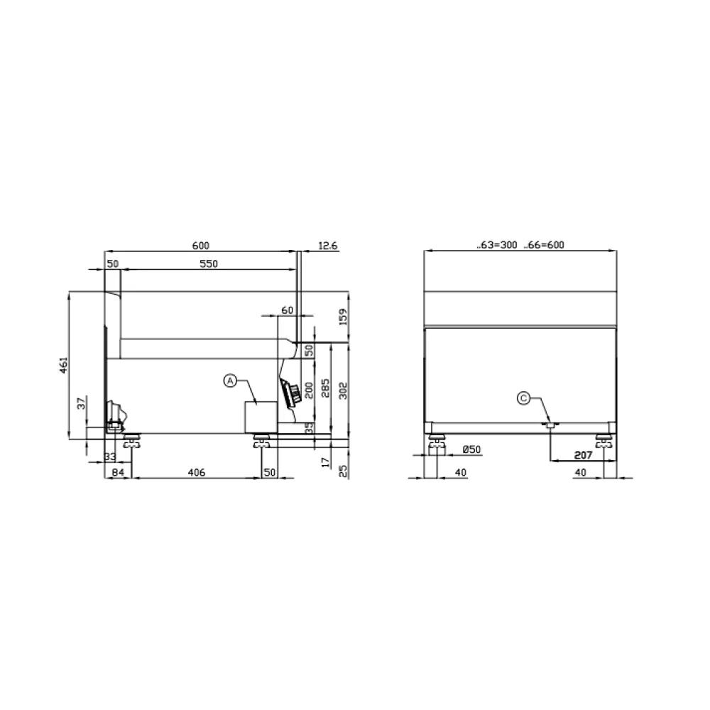 Gaasifritüür 8+8L F2/8T-66G (16260650)