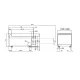 Inox sahtliga töötasapind 70 MARINE PLT-76X (18010600X)