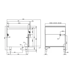 Elektripliit ahjuga 90 MARINE CFVQ6-912ETVX/V