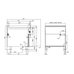 Elektripliit ahjuga 90 CFVQ4-98ET
