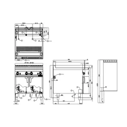 Electric pasta cooking machine 40+40L 90 MARINE CP-98ETX