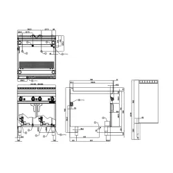 Electric pasta cooking machine 40L 90 CPA-94ET