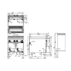 Electric pasta cooking machine 40+40L 90 CPA-98ET