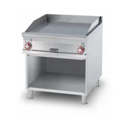 Elektriline grillplaat ribiline, neutraalse kapiga 90 MARINE FTR-98ETX